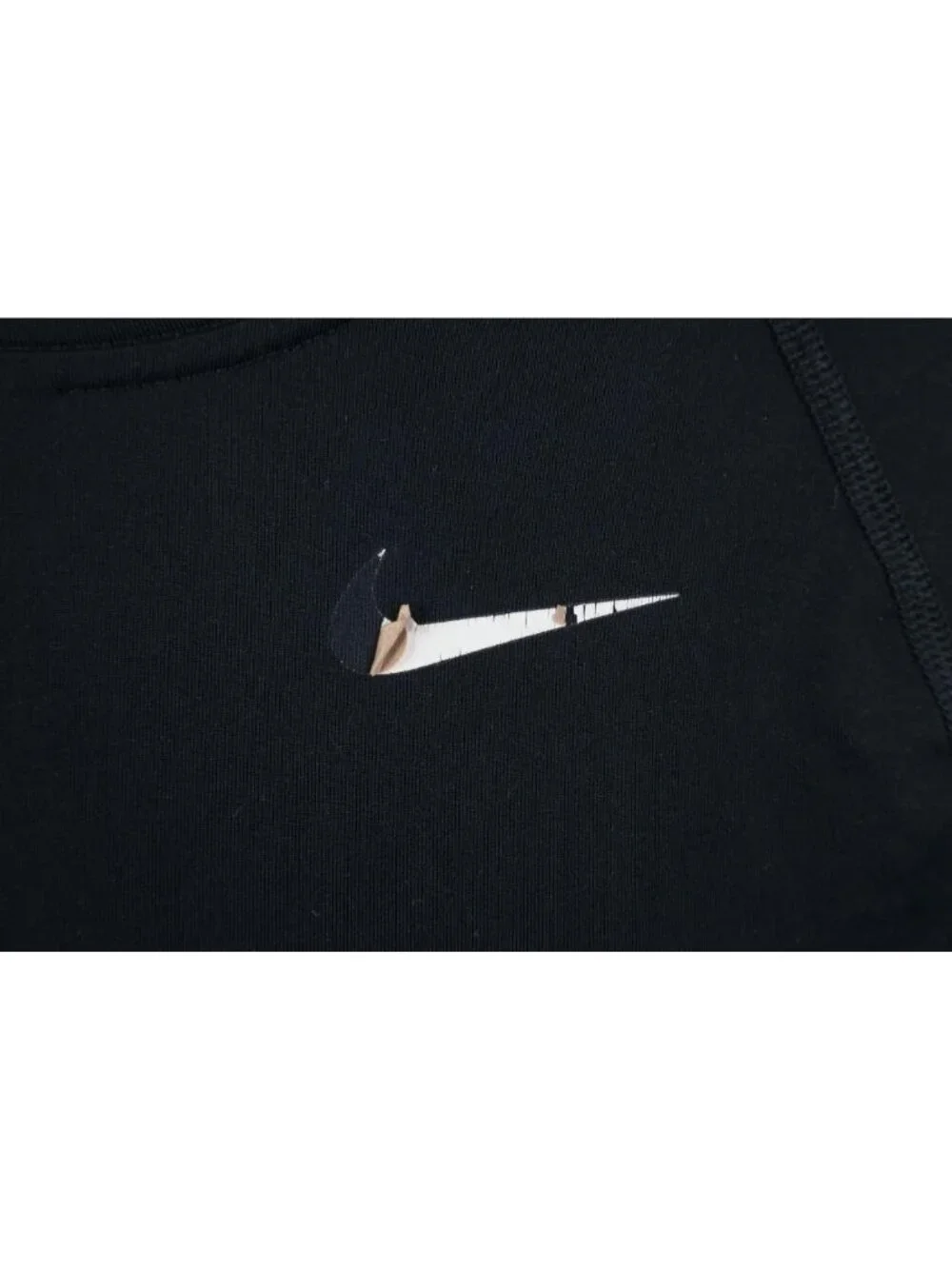 Nike Pro Combat Mens Medium Distressed Compression Training Long Sleeve T-Shirt